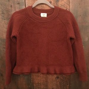 Wilfred Ruffle Sweater
